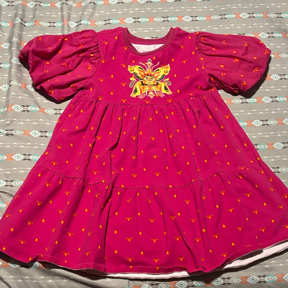 Kids Girls' dress with a design inspired by the movie Encanto